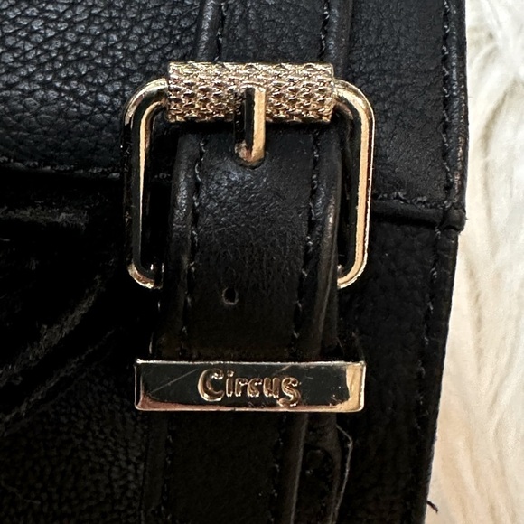 Circus by Sam Edelman Jolie Black Leather Fringe Bootie Size 7.5 - Picture 5 of 8